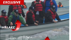 Hillary Clinton -- Close Encounter at Sea with MASSIVE Whale