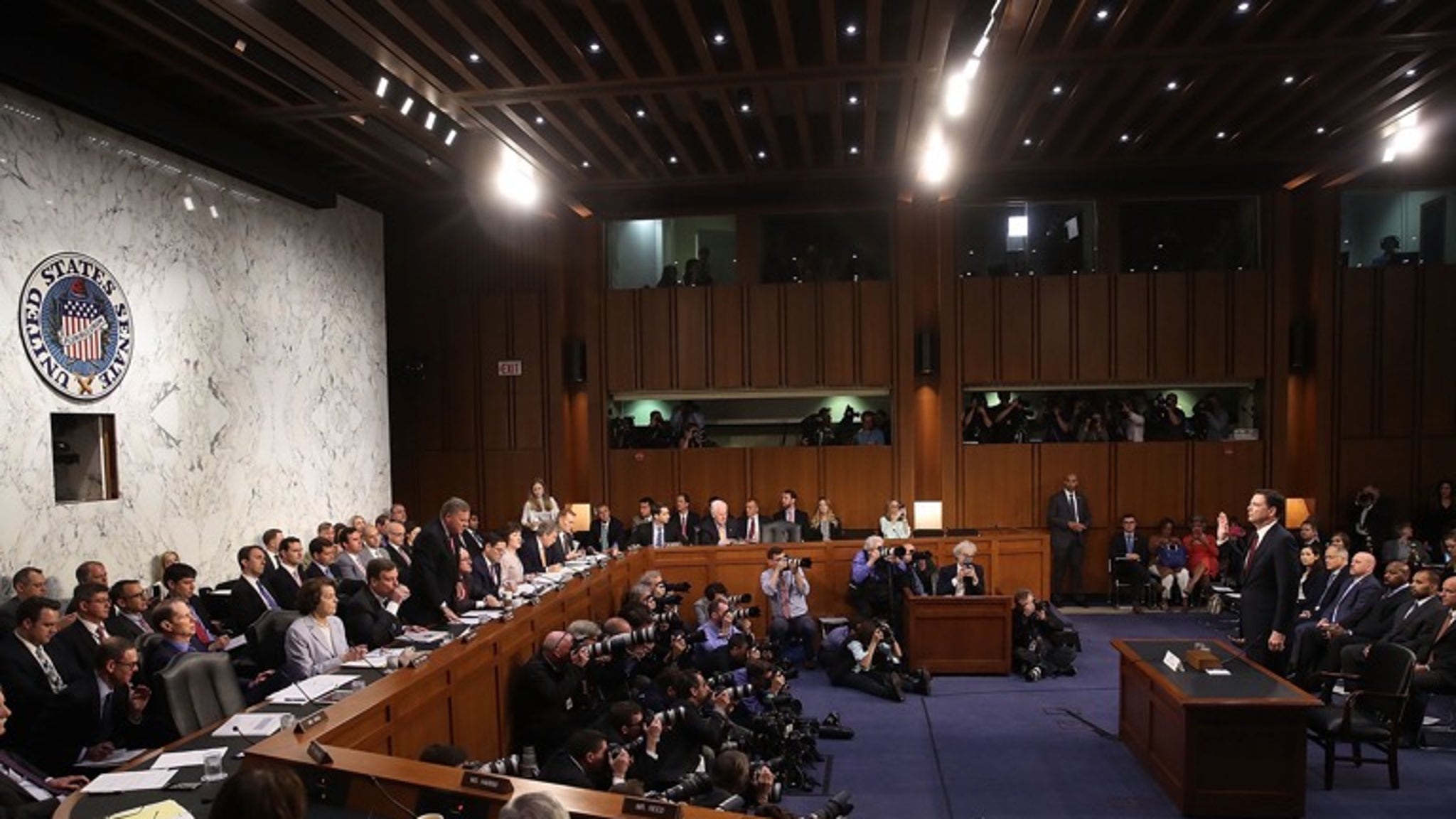 James Comey -- Testimony Photos