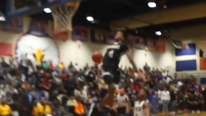 High School Hoops Star Goes Dunk Wild In Championship Game!