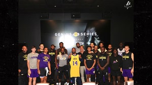Will Smith Visits Lakers, Talks Togetherness, Gratitude