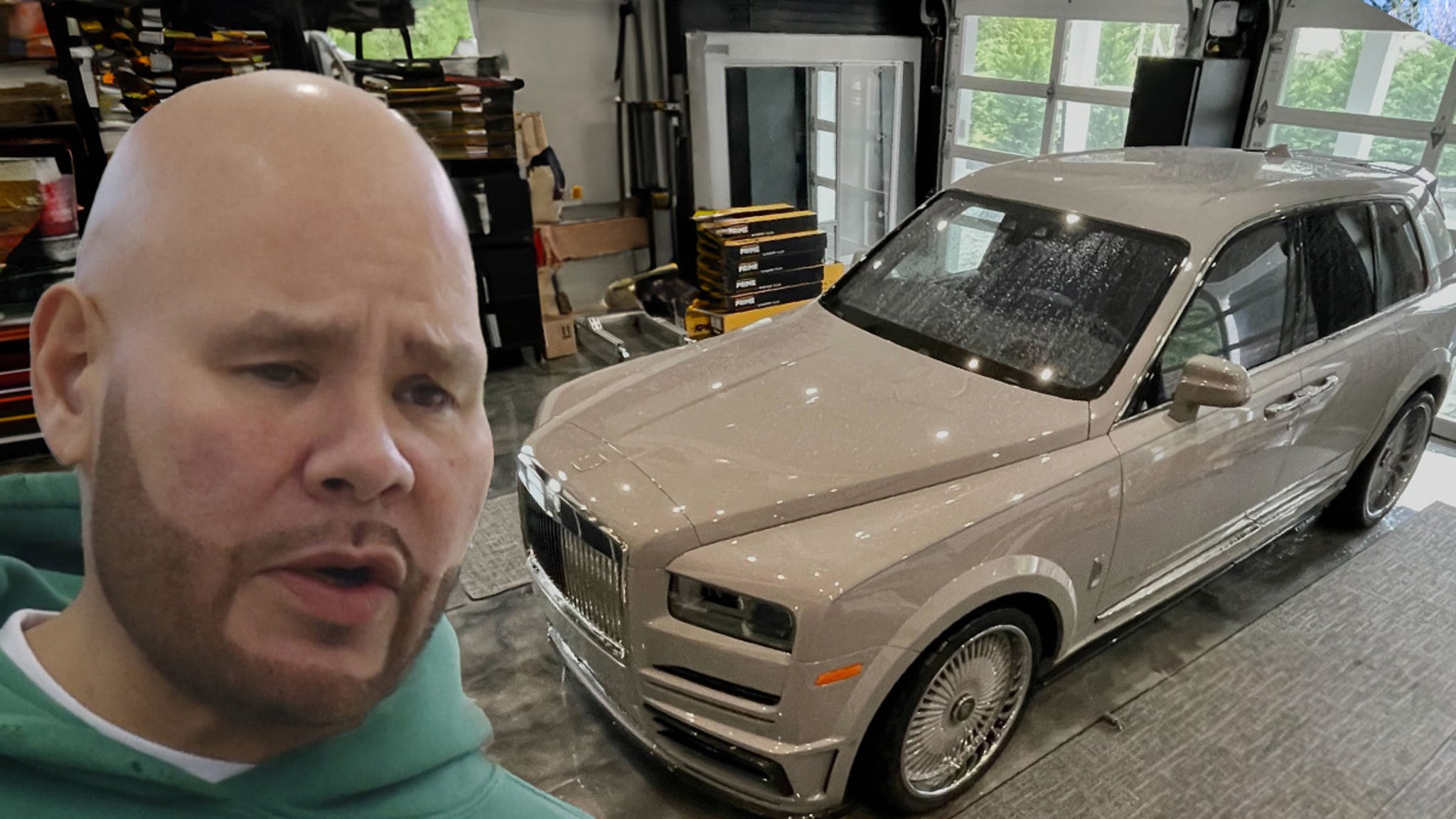 Fat Joe Gets Custom $750k Wide-Body Rolls-Royce #FatJoe