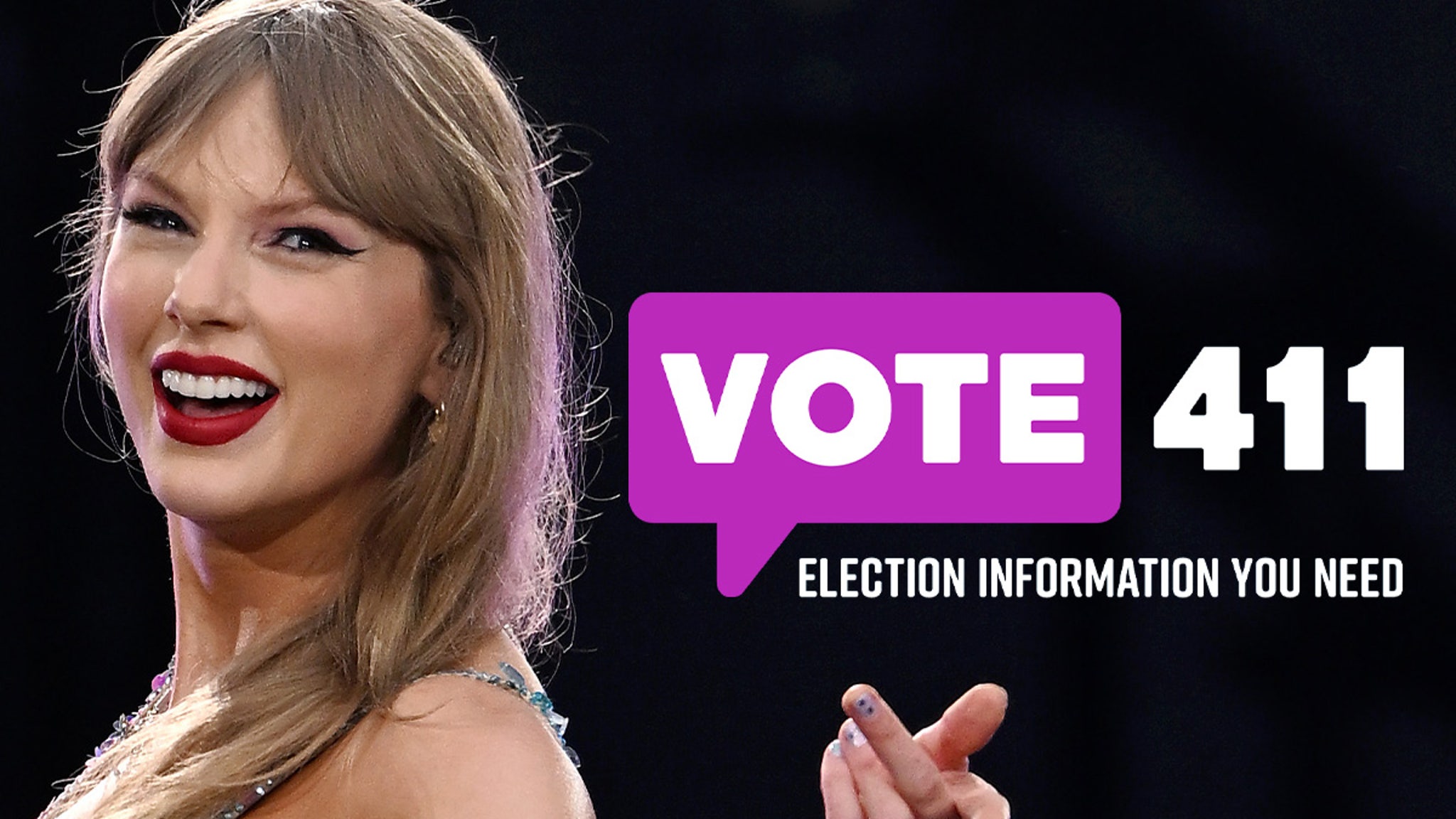 Voting Info Site Sees 100% Upsurge After Taylor Swift's Kamala Harris Endorsement