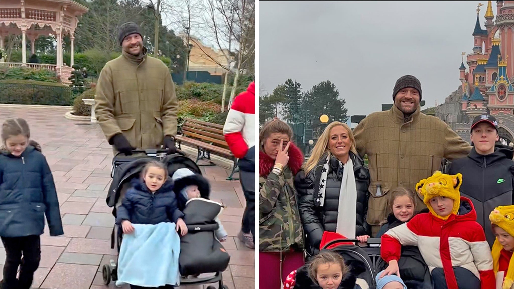 Tyson Fury Pergi Ke Disney Bersama Istri, 7 Anak Setelah Pensiun Tinju