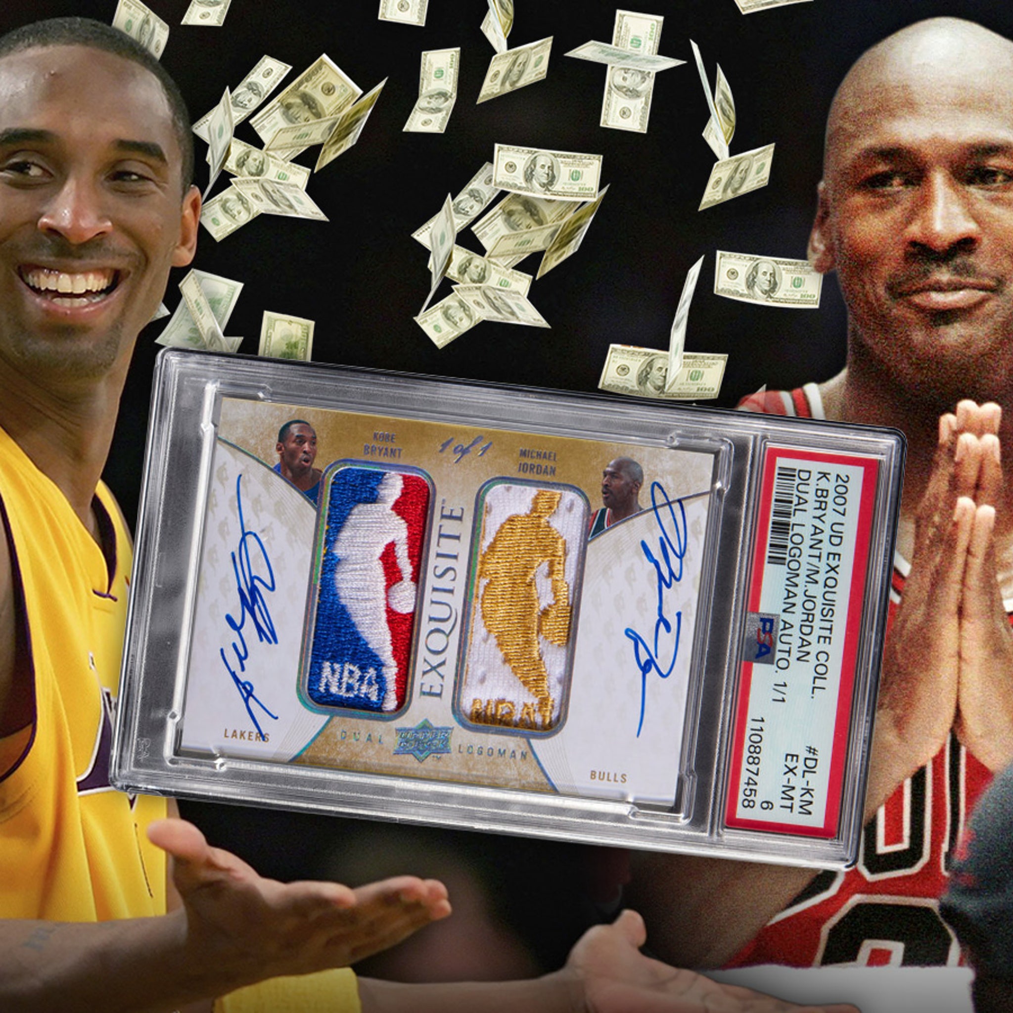 nba カード kobe bryant  michael jordan Kobe Bryant, Michael Jordan Basketball Card Expected to Sell