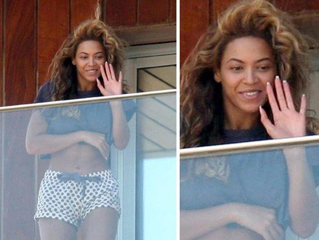 Beyonce Stomachs Herself In The Morning