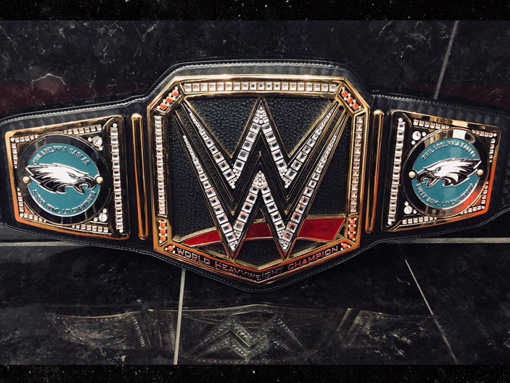 WWE gives Philadelphia Eagles custom belt to celebrate Super Bowl LII  victory, WWE News