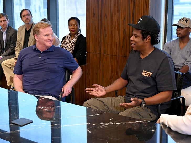Roger Goodell and Jay Z -- Meeting of the Minds