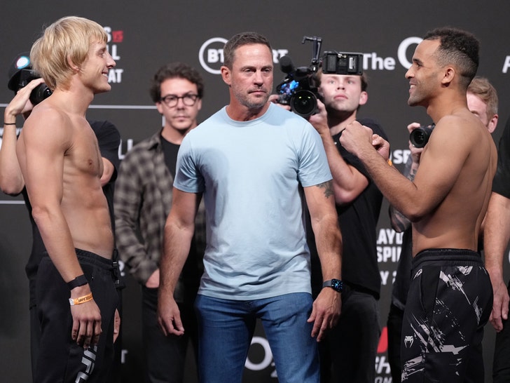 UFC Fight Night ceremonial weigh-in Paddy Pimblett