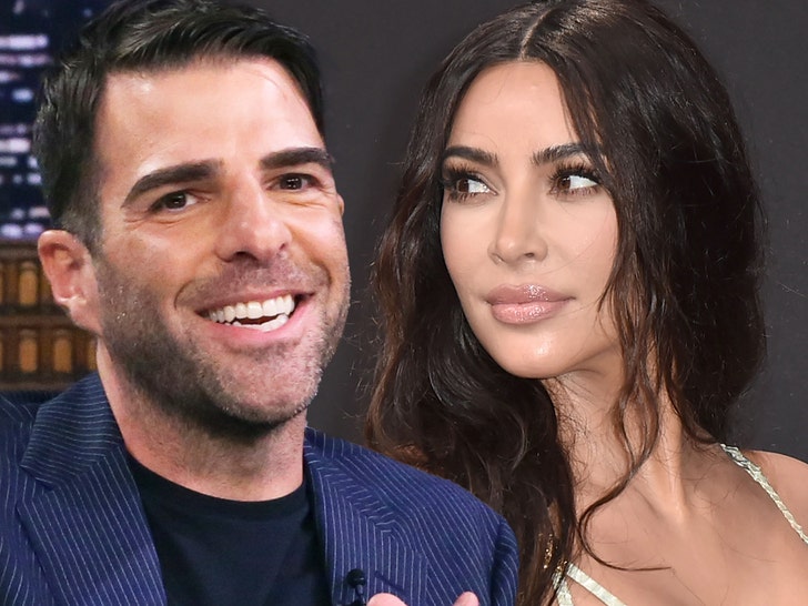 Zachary Quinto kim kardashian