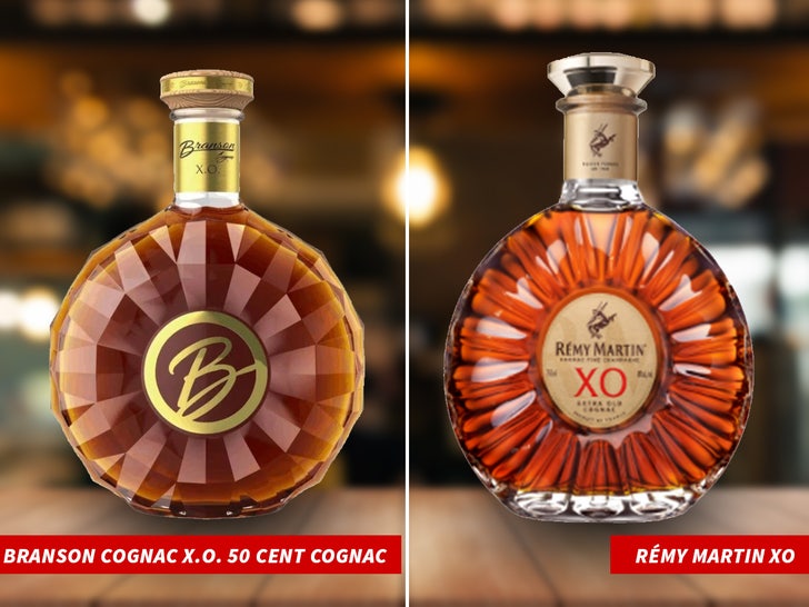 BRANSON COGNAC XO 50 CENT COGNAC Remy Martin XO