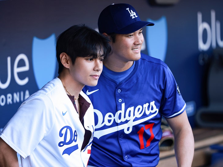 bts member and Shohei Ohtani getty 1