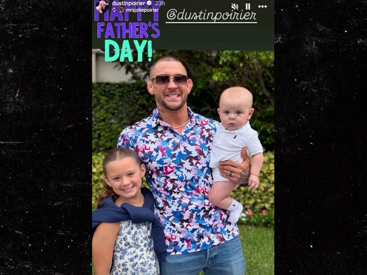 dustin porier fathers day post