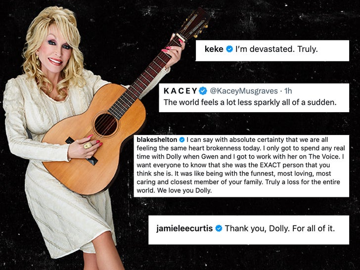 Celebs React to Dolly Parton’s Death