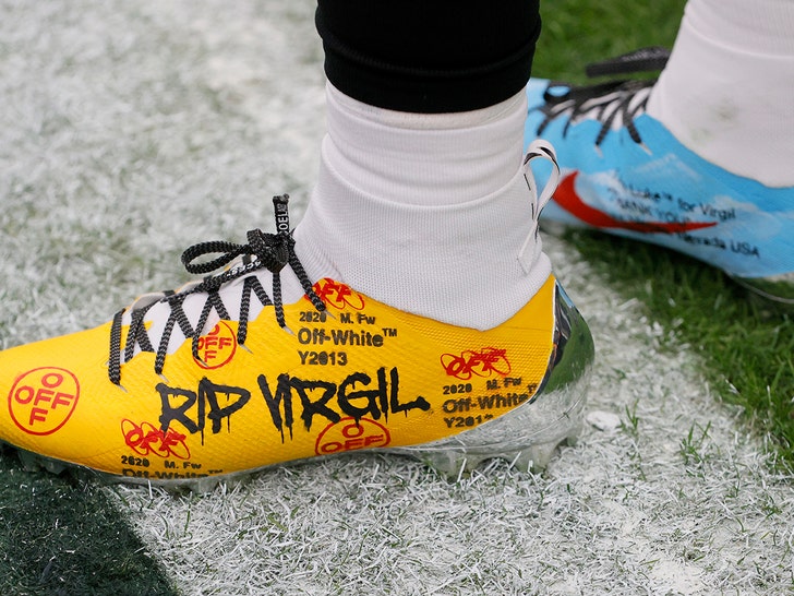 Raiders' Josh Jacobs Honors Virgil Abloh With Off-White Cleats
