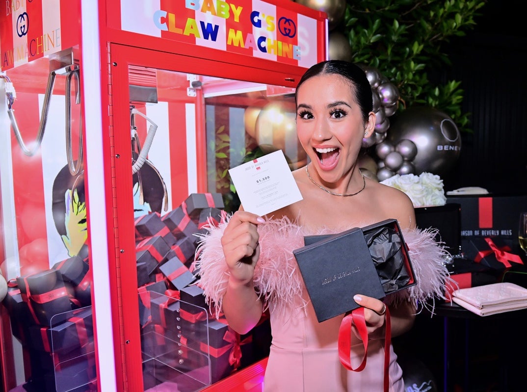 Bling Empire' Premiere Party Featured Claw Machine with Real