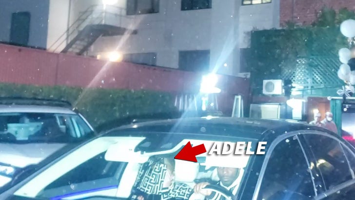 Adele Hides in Car with Rich Paul, First Clear Photos Since Vegas