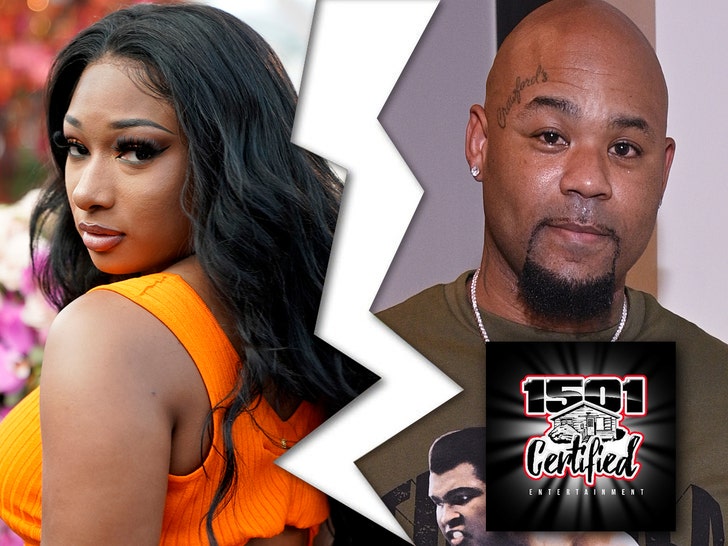 Megan Thee Stallion ends relationship with 1501 Ent for good