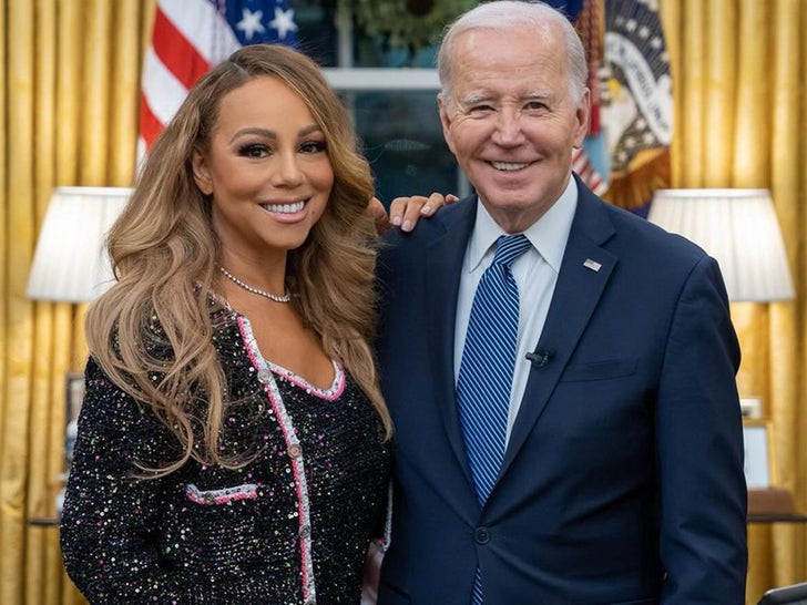 Mariah Carey Visits White House