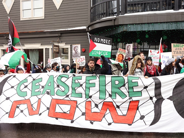 Pro-Palestine Protests At Sundance Film Festival