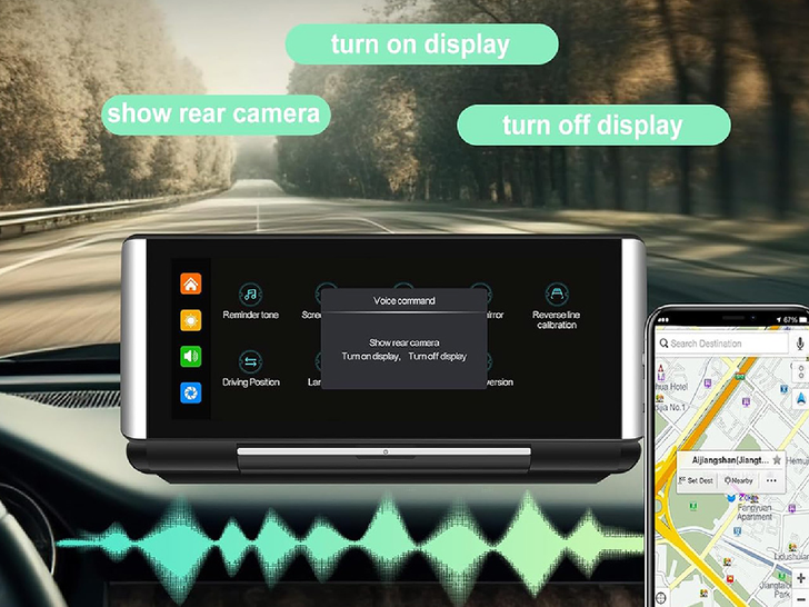 Grab This Foldable Touchscreen Car Display for Under $100