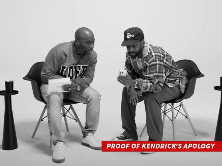 Proof Of Kendrick's Apology