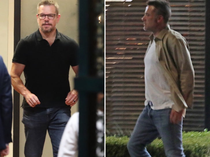 Ben Affleck Grabs Dinner With Matt Damon Amid JLo Divorce