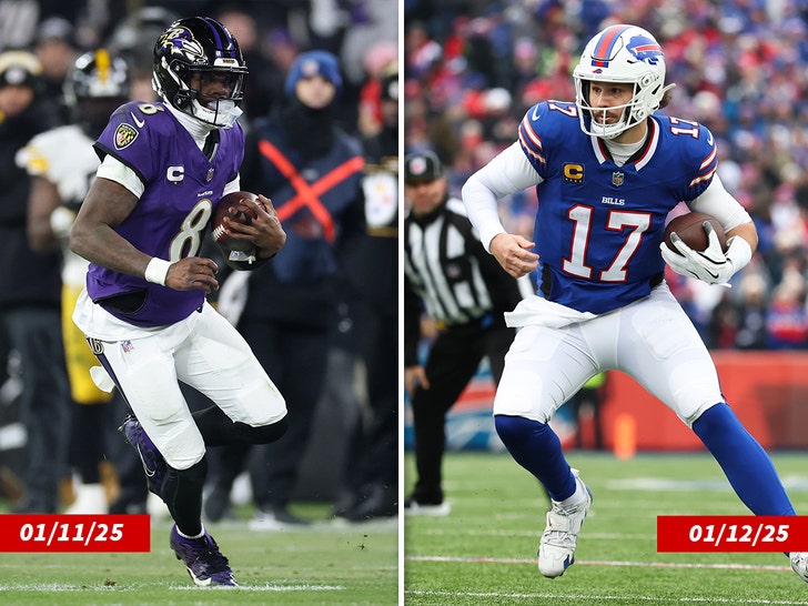 lamar jackson and josh allen getty 1