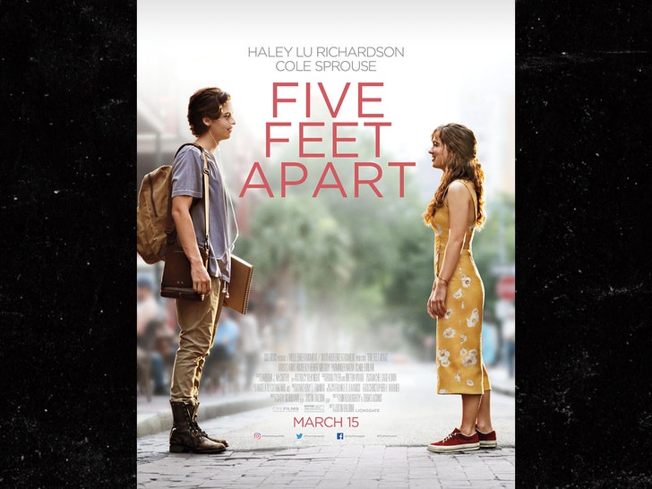 five feet apart movie poster