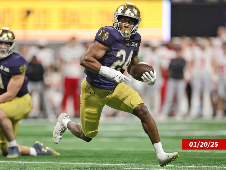 Jadarian Price notre dame sub getty swipe