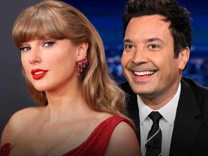 Taylor Swift and Jimmy Fallon Getty 1