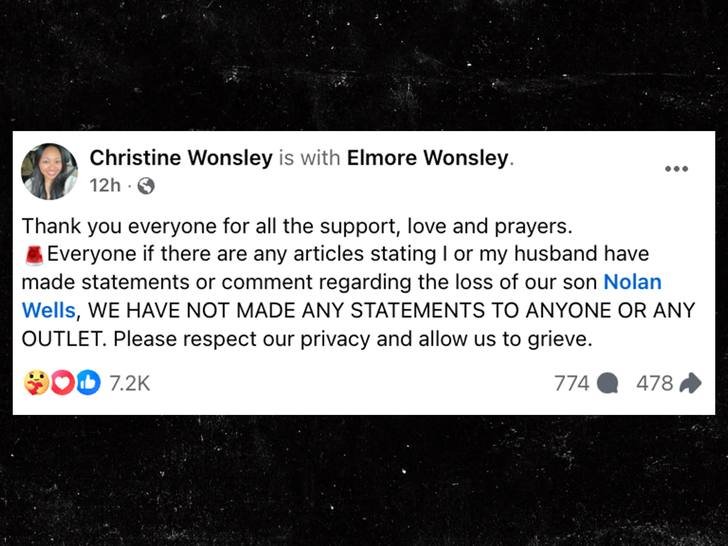 sub nolan wells christine elmore wonsley facebook