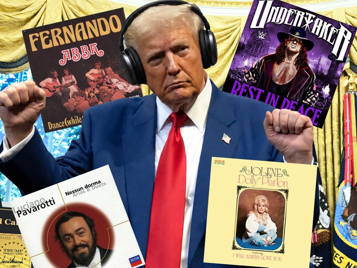 donald trump music getty comp
