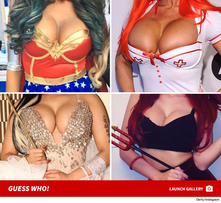 Sexy Halloween Costumes -- Guess Whose Boo...bs!