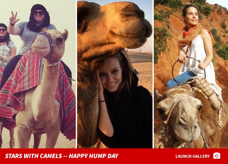 Celebs with Camels -- Happy Hump Day!