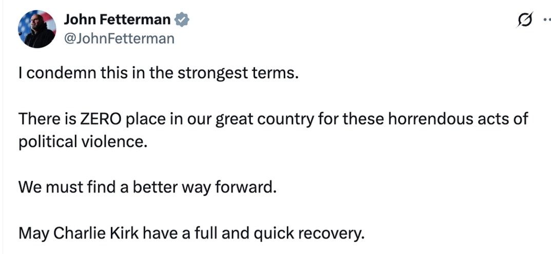 Politicians React To Charlie Kirk Shooting  2