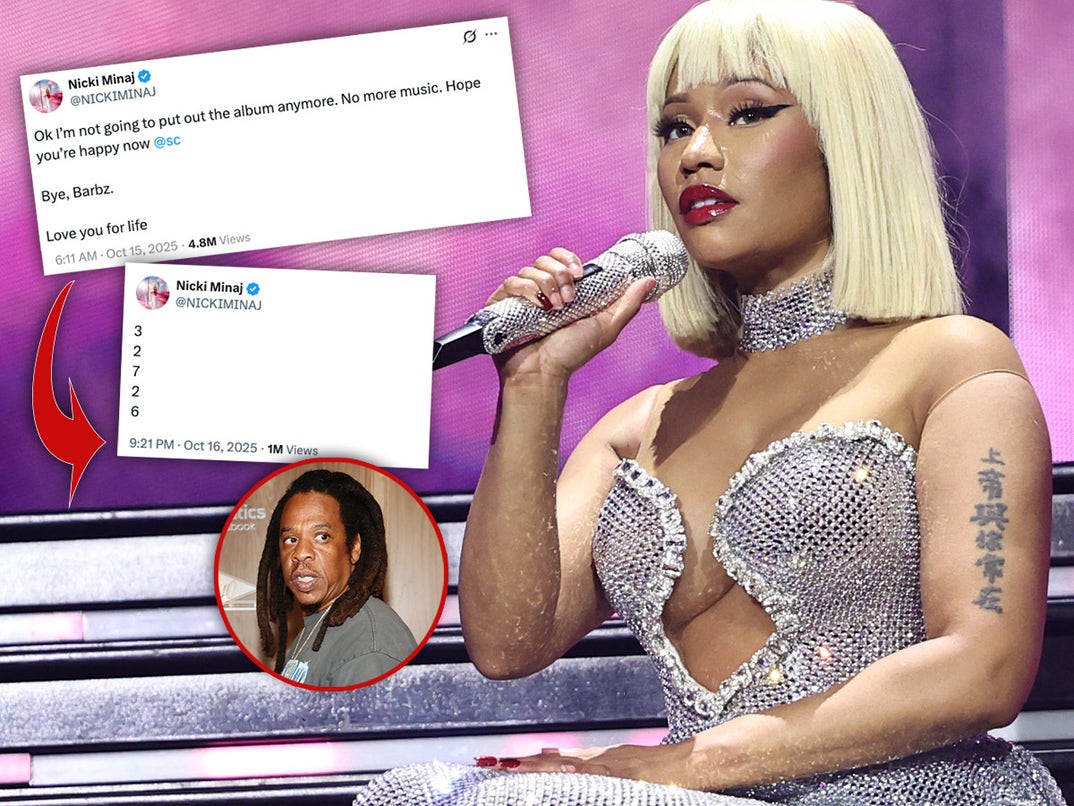 Nicki Minaj dropped a bomb: she canceled her highly anticipated 2026 album, captioning her thoughts on X: “Ok, I’m not going to put out the album anymore. No more music. Hope you’re happy now [Jay-Z].” Just days later, she re-announced the album release. Nicki has a past (and current) feud with Jay-Z and Roc Nation, stemming back to financial disputes.