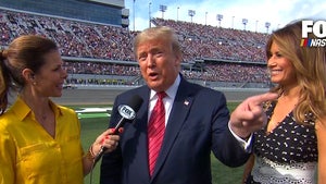 President Trump Attends Daytona 500, Jokes He Wants to Race