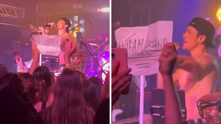 Tom Sandoval Concert Security Removes Fan with Ariana Madix Sign