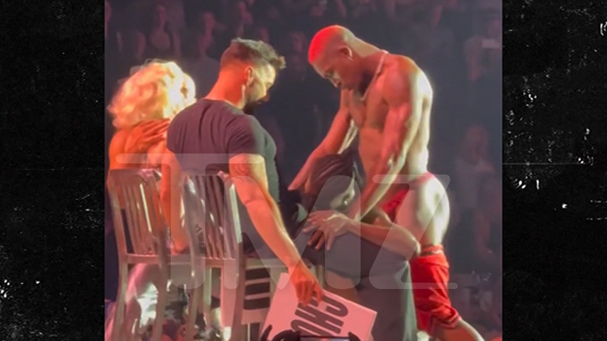 New Angle of Ricky Martin at Madonna…