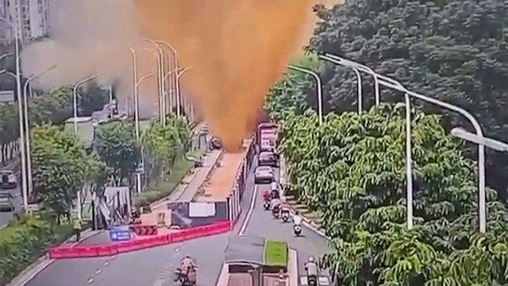 Sewage Eruption Sprays Poop on Cars, Pedestrians in China on Video