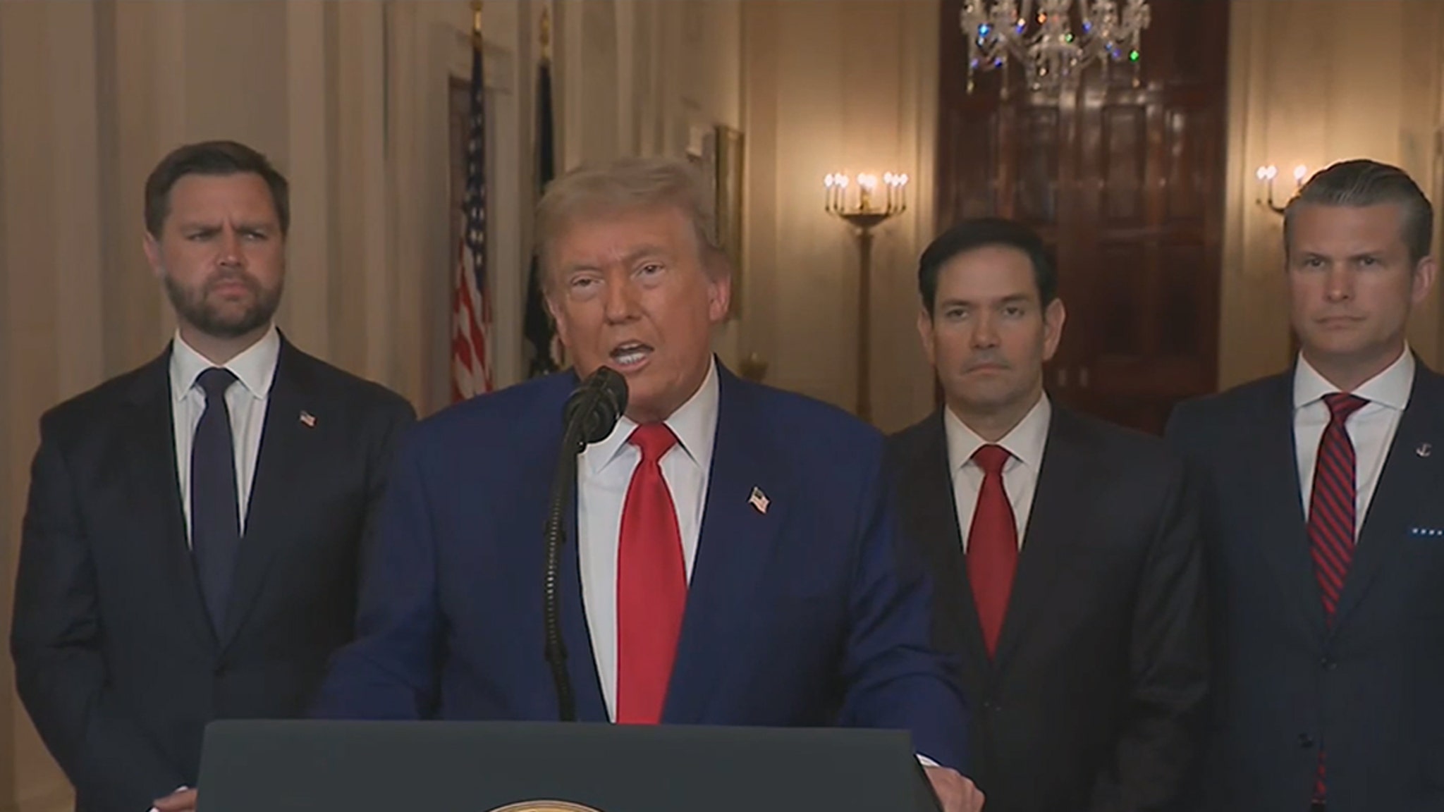 President Donald Trump Promises Future Attacks If Iran Doesn't 'Make Peace'