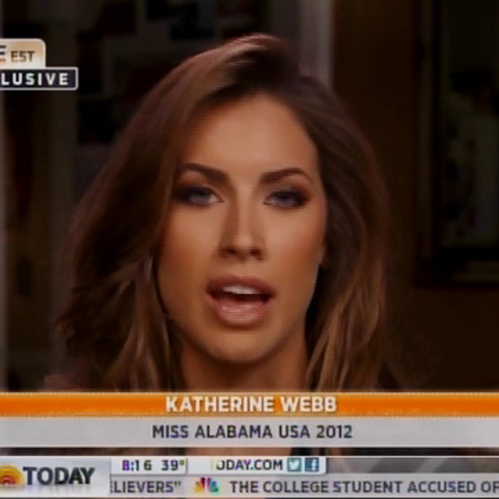 Alabama beauty queen Katherine Webb: ESPN apology for Brent