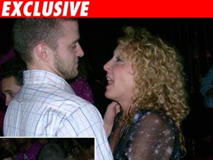 Justin Timberlake and his mom