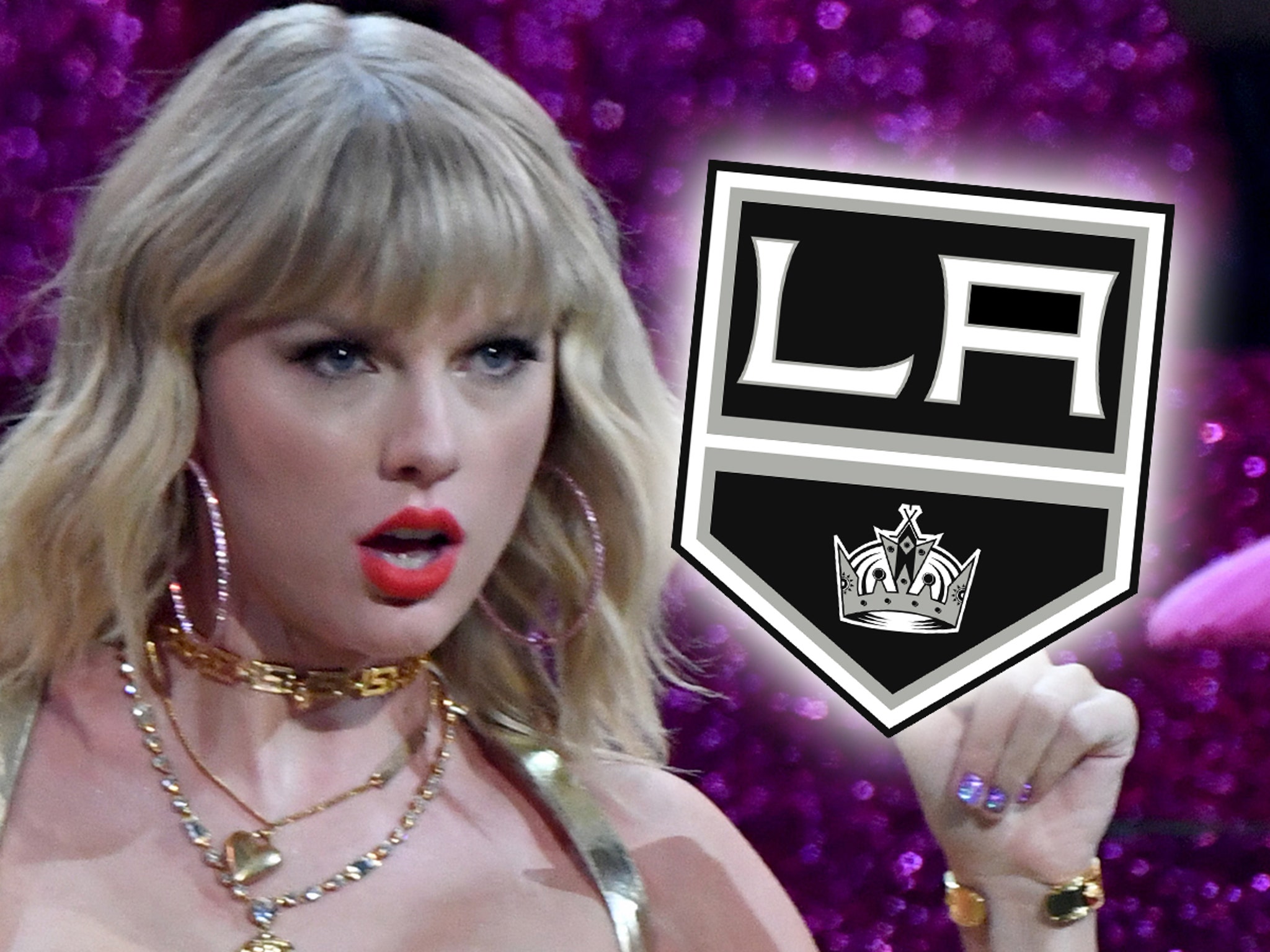 Los Angeles Kings Cover Taylor Swift Arena Banner Due to 'Curse