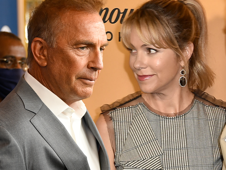 Christine Baumgartner and kevin costner