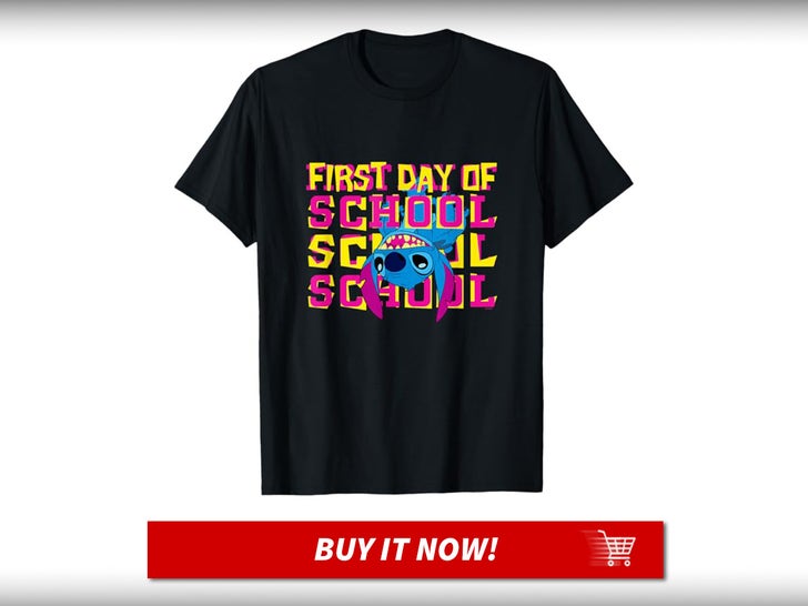Puntada de camiseta-back-to school-fotoshoot-mayor