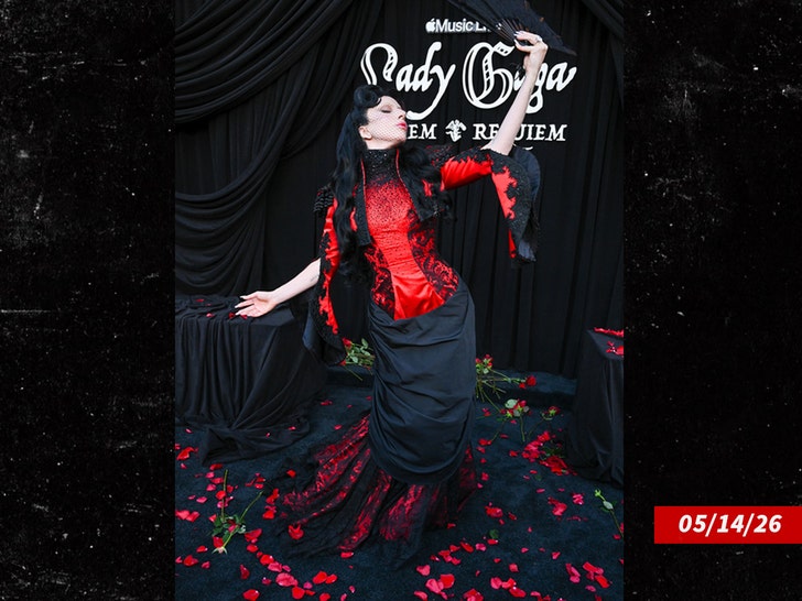 Lady Gaga at the grove getty