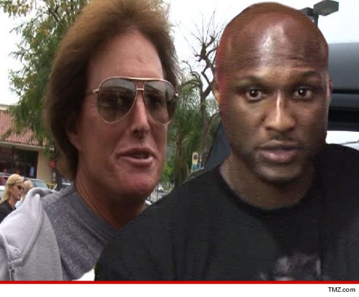 Bruce Jenner Lamar Odom -- Best Buds in Malibu :: 1111-bruce-lamar-tmz-3