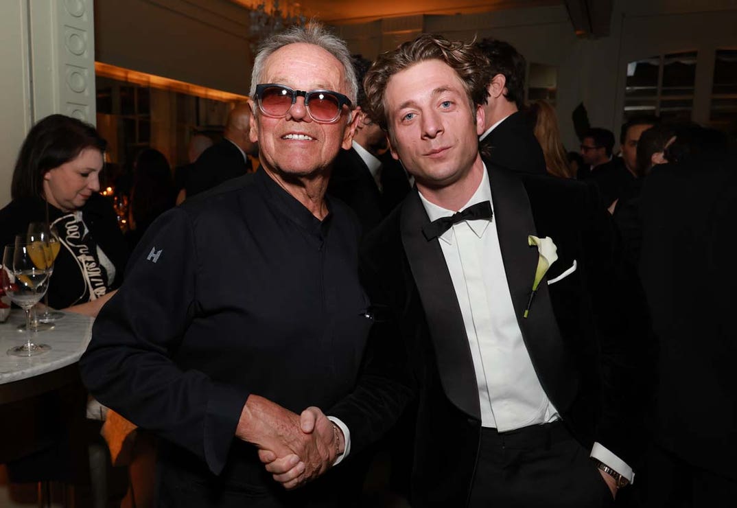 wolfgang puck jeremy allen white GettyImages-2255855280