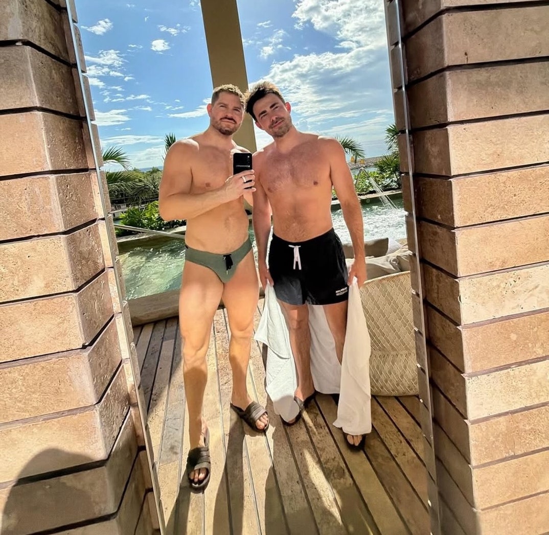 Jaymes Vaughn and Jonathan Bennett